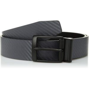 Nike Men’s Carbon Fiber Texture Reversible Belt Grey Black Size XL(42-44)